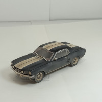 86621-GRL FORD Mustang Coupe 1967 Matte Black (машина Адониса Крида из к/ф "Крид II")